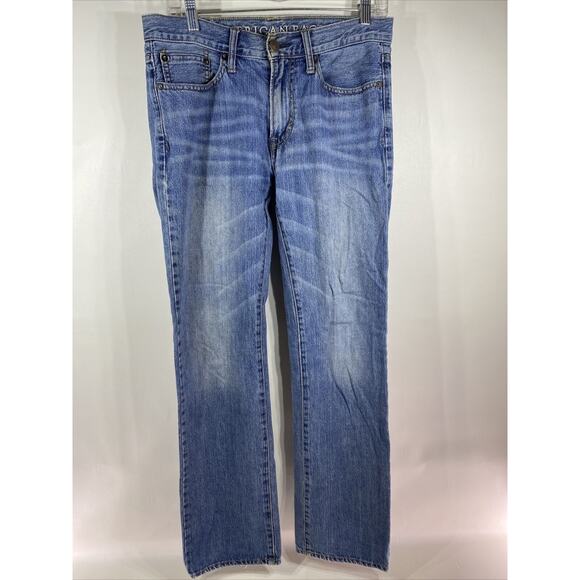 American Eagle Outfitters Blue Jeans Original Straight Denim Men's Size 29x32 - Picture 1 of 10